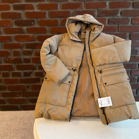 Puffit Hooded Puffer Jacket With Large Pockets. NWT. - Picture 5 of 11